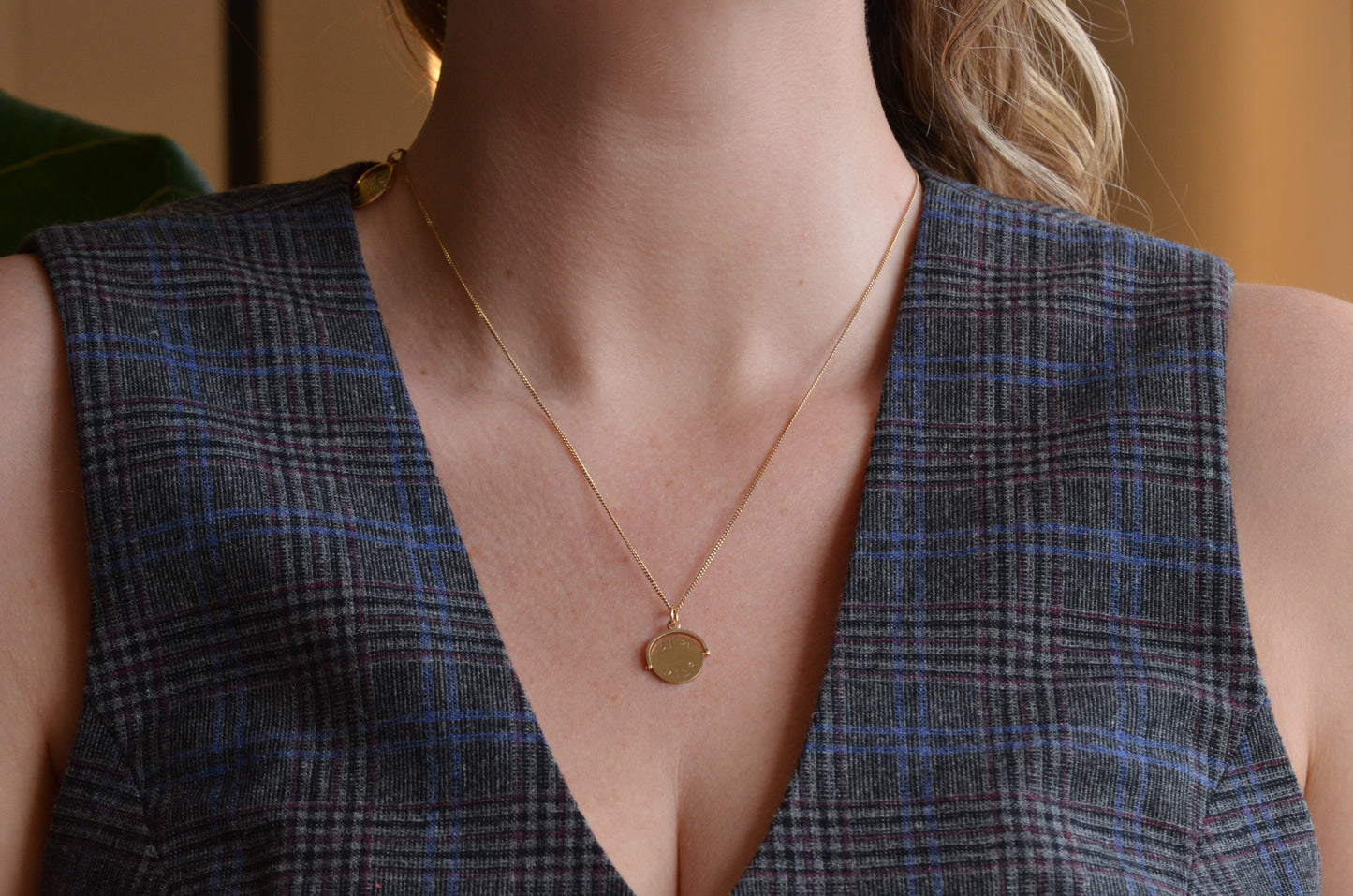 Round Vintage Happy Days Spinner