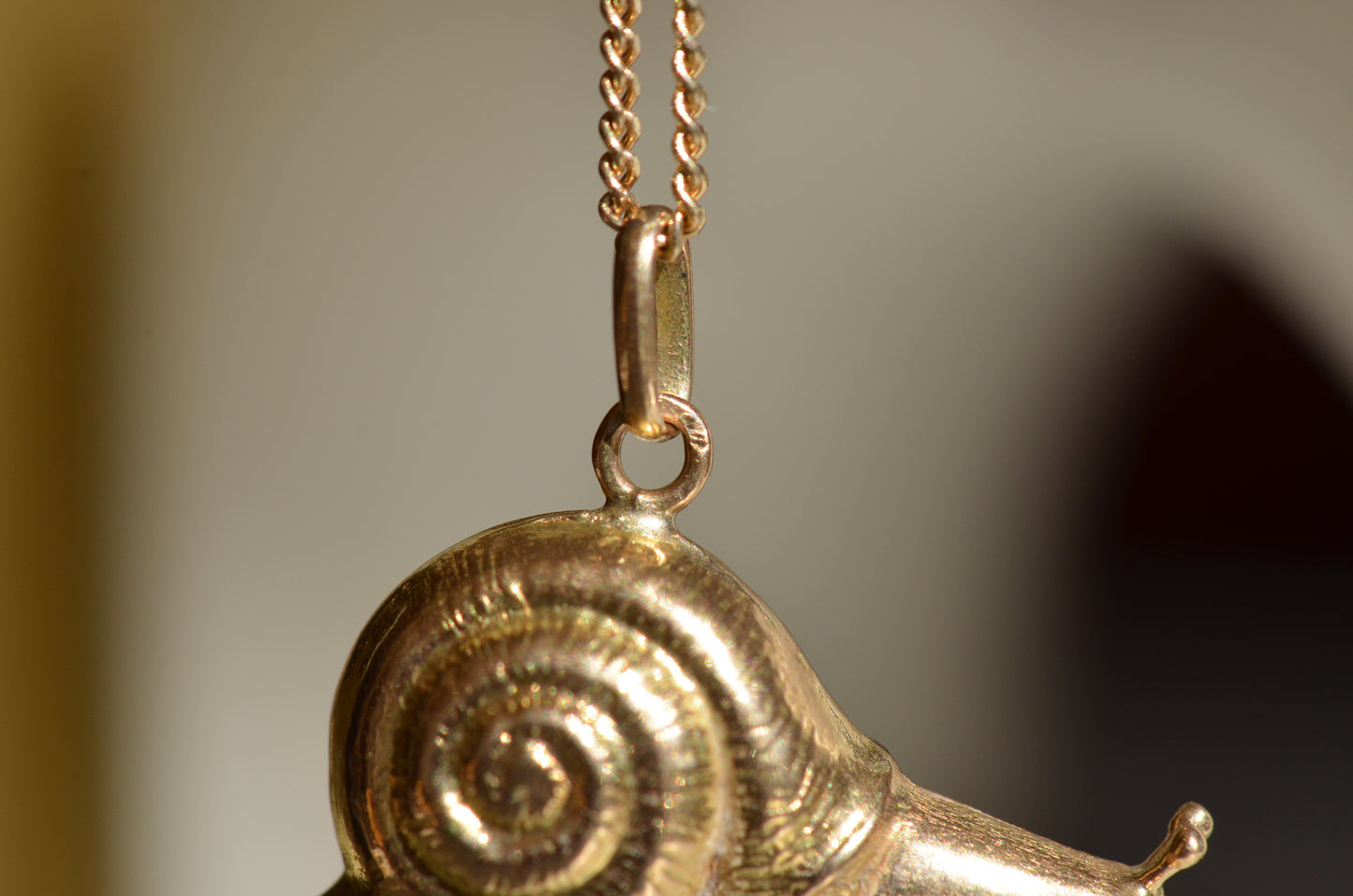 Charming Vintage Snail Pendant