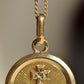 Romantic Vintage Médaille d'Amour Pendant