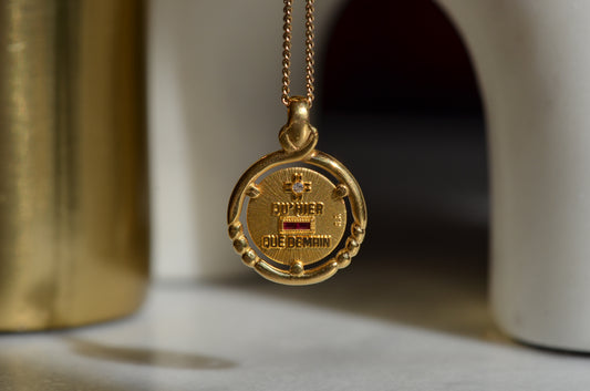 Unique Vintage Médaille d'Amour