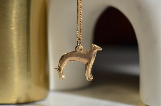 Midcentury Greyhound Charm