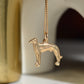 Midcentury Greyhound Charm