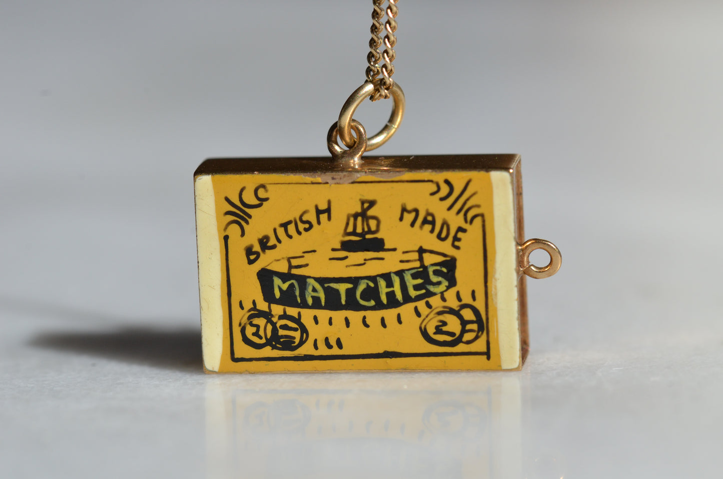 Blazing Mid Century Matchbox Charm