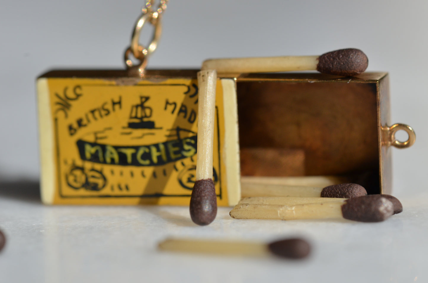 Blazing Mid Century Matchbox Charm