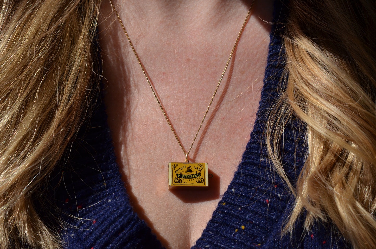 Blazing Mid Century Matchbox Charm