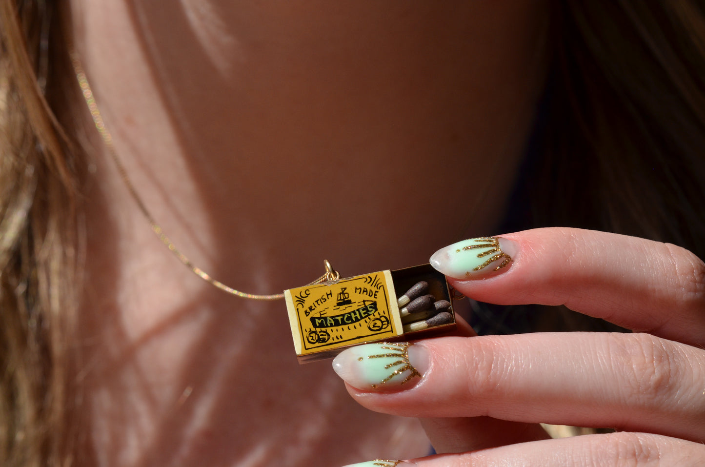 Blazing Mid Century Matchbox Charm