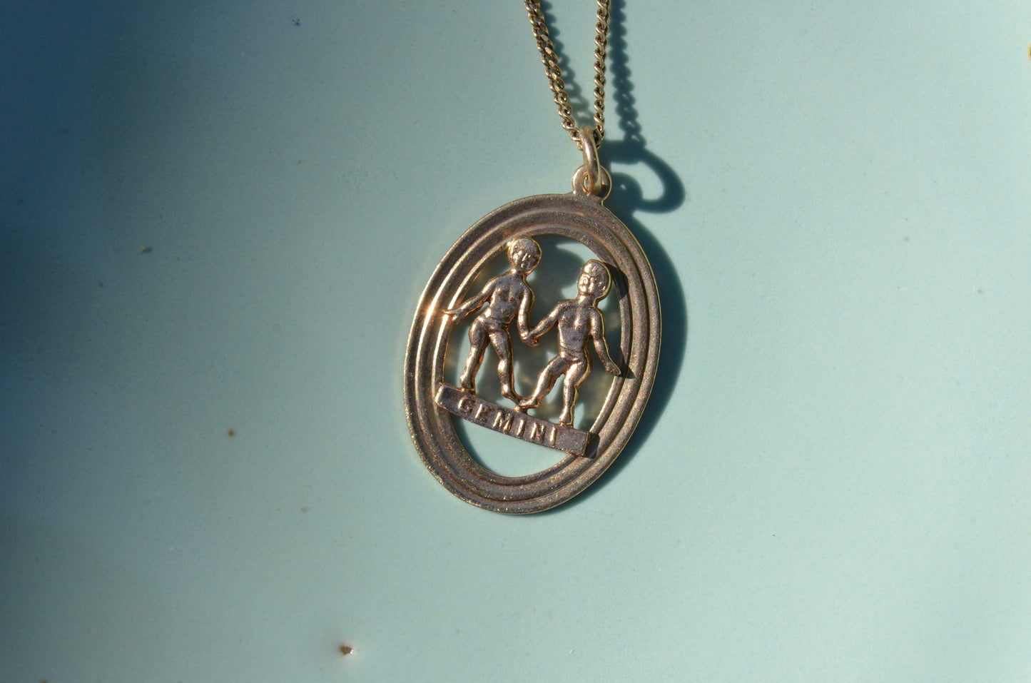 Playful Vintage Gemini Charm 1973