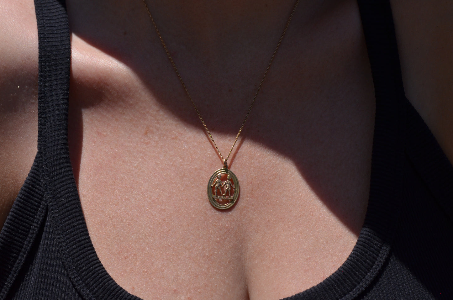 Playful Vintage Gemini Charm 1973