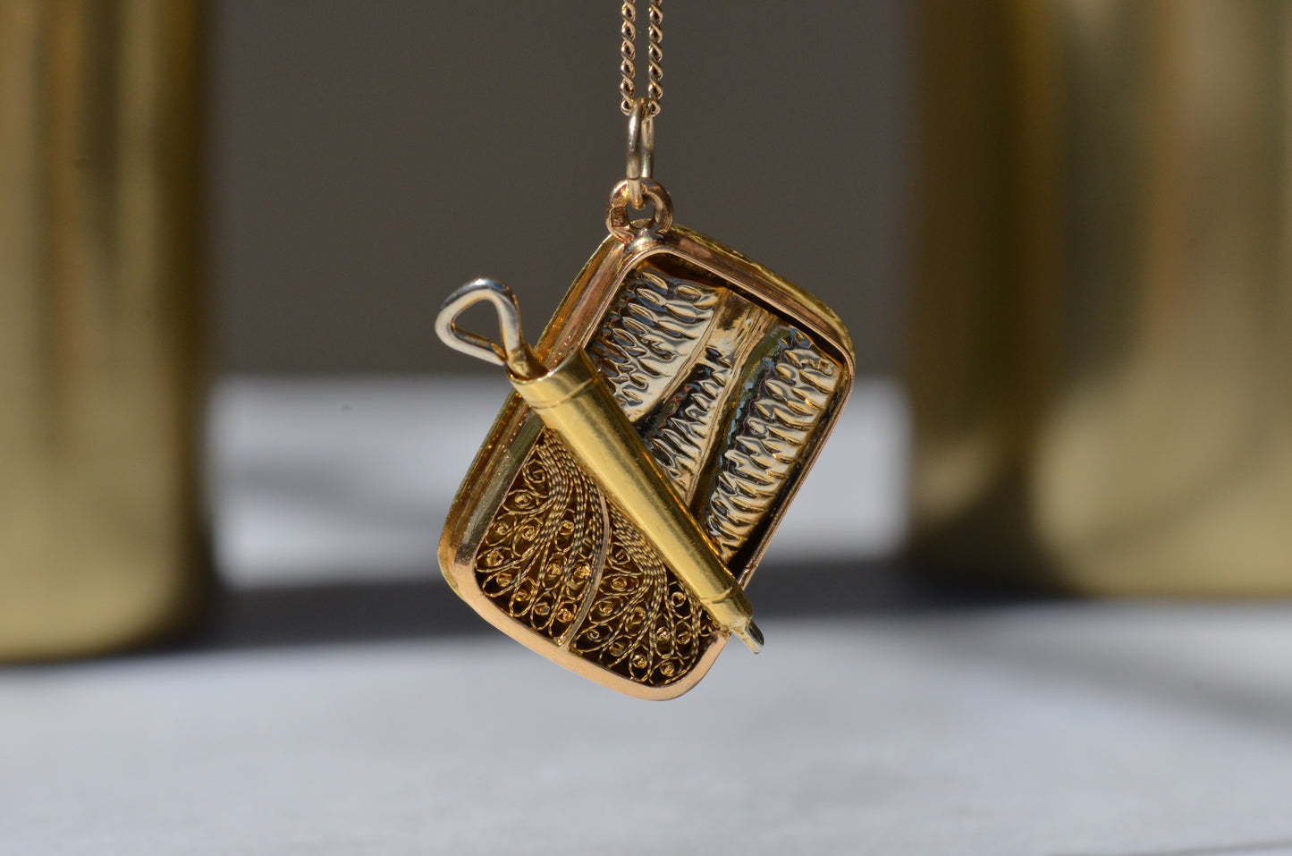 Dazzling Vintage Portuguese Sardines Charm