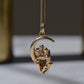 Amorous Vintage Moon Lovers Charm