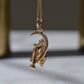 Amorous Vintage Moon Lovers Charm