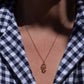 Amorous Vintage Moon Lovers Charm