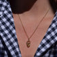 Amorous Vintage Moon Lovers Charm