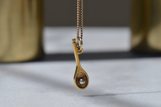 Midcentury Tennis Racket Charm