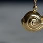 Puffed Estate Snail Charm
