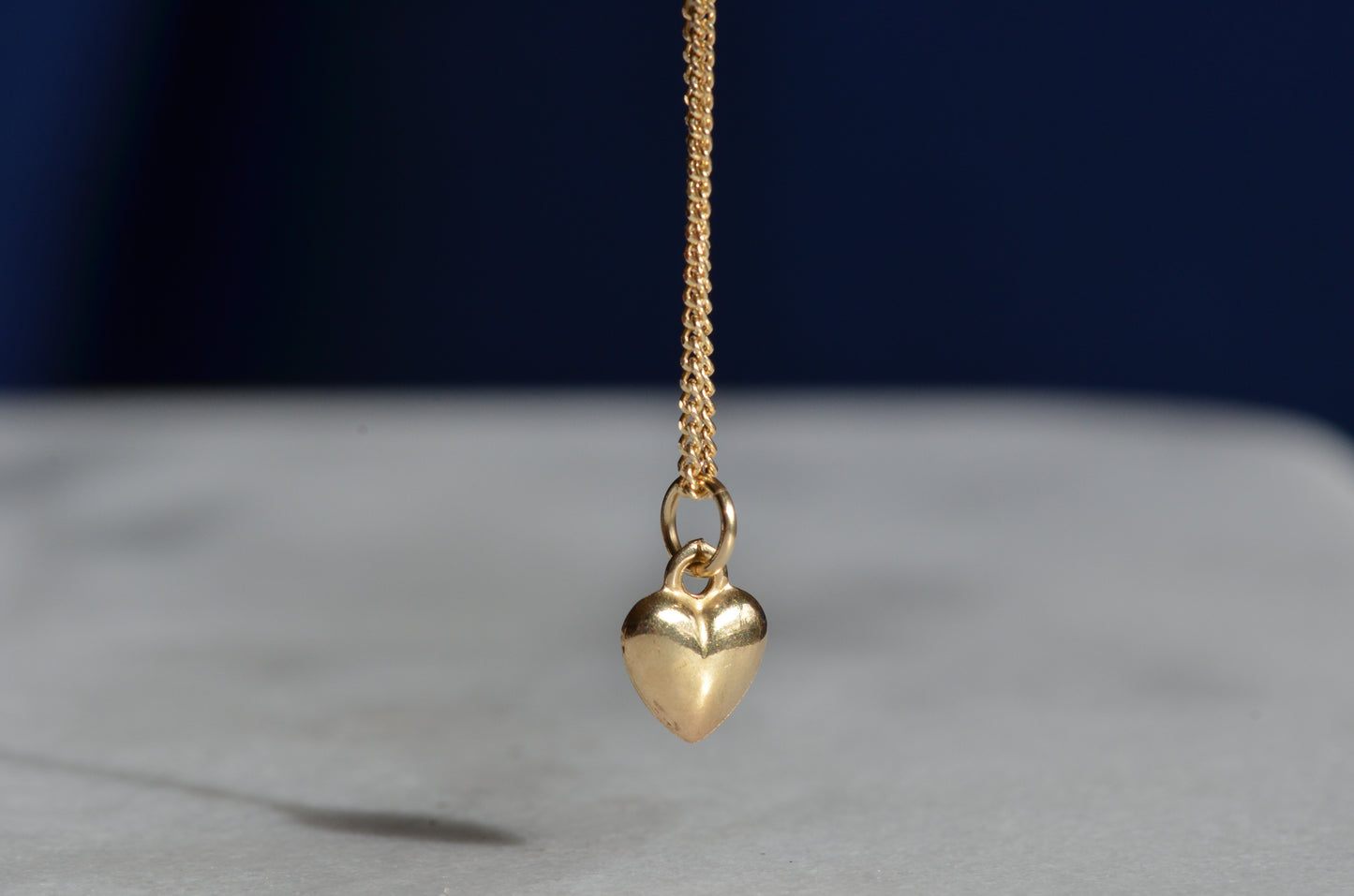 Tiny Estate Heart Charm