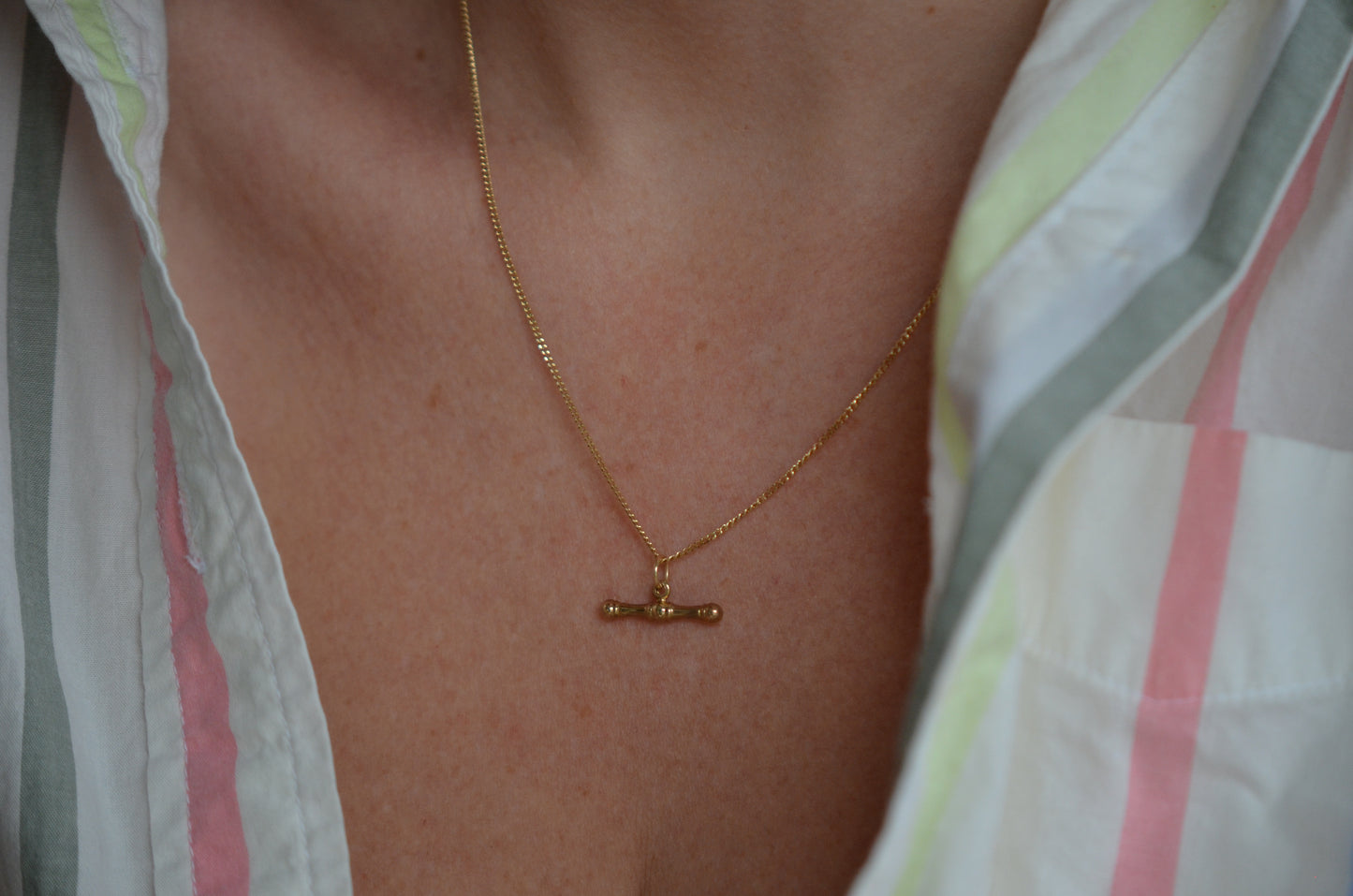 Antique-Inspired Estate T Bar Charm