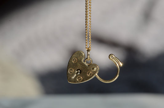 Quintessential Vintage Heart Padlock
