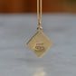 Unique Geometric Vintage St. Christopher Charm