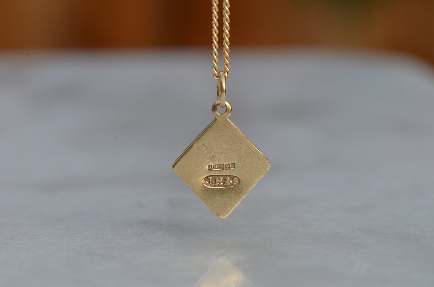 Unique Geometric Vintage St. Christopher Charm
