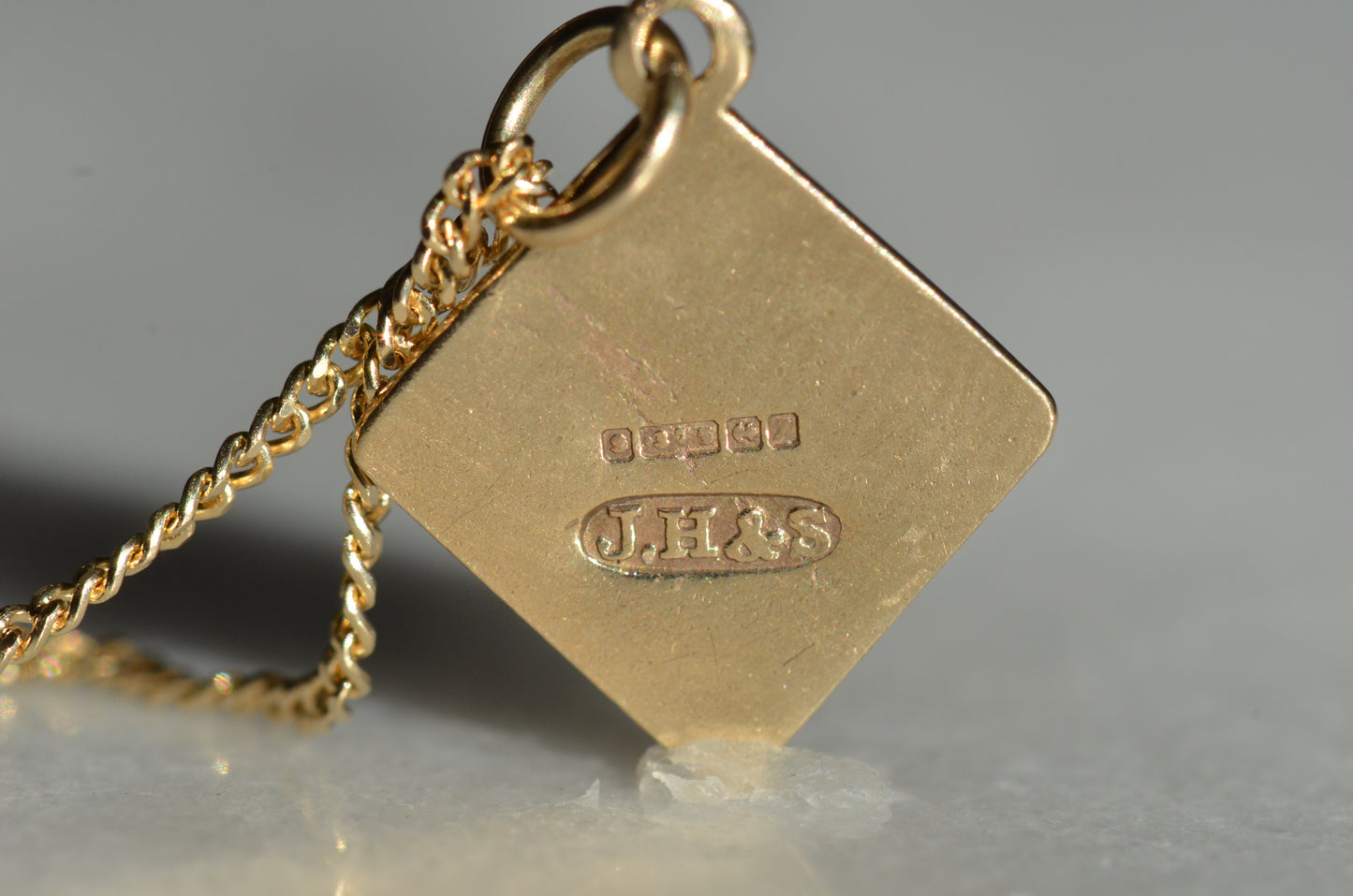 Unique Geometric Vintage St. Christopher Charm