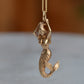 Curvy Vintage Mermaid Charm