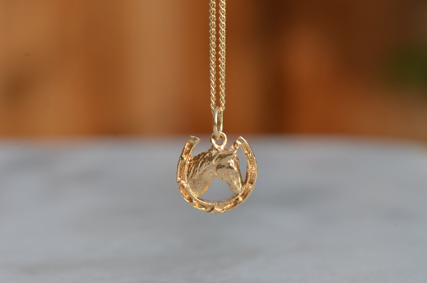 Detailed Horse and Shoe Charm 2