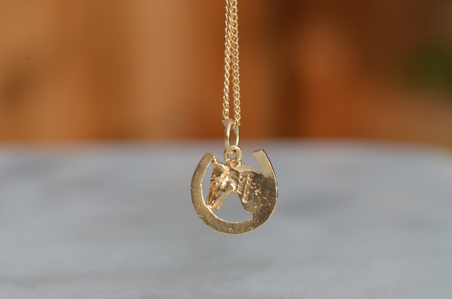 Detailed Horse and Shoe Charm 2