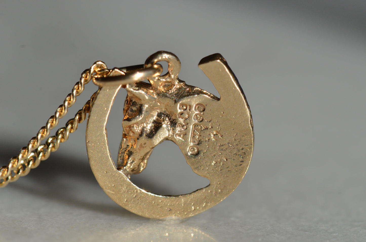 Detailed Horse and Shoe Charm 2