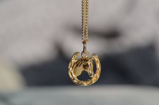 Rich Horse and Shoe Charm 1