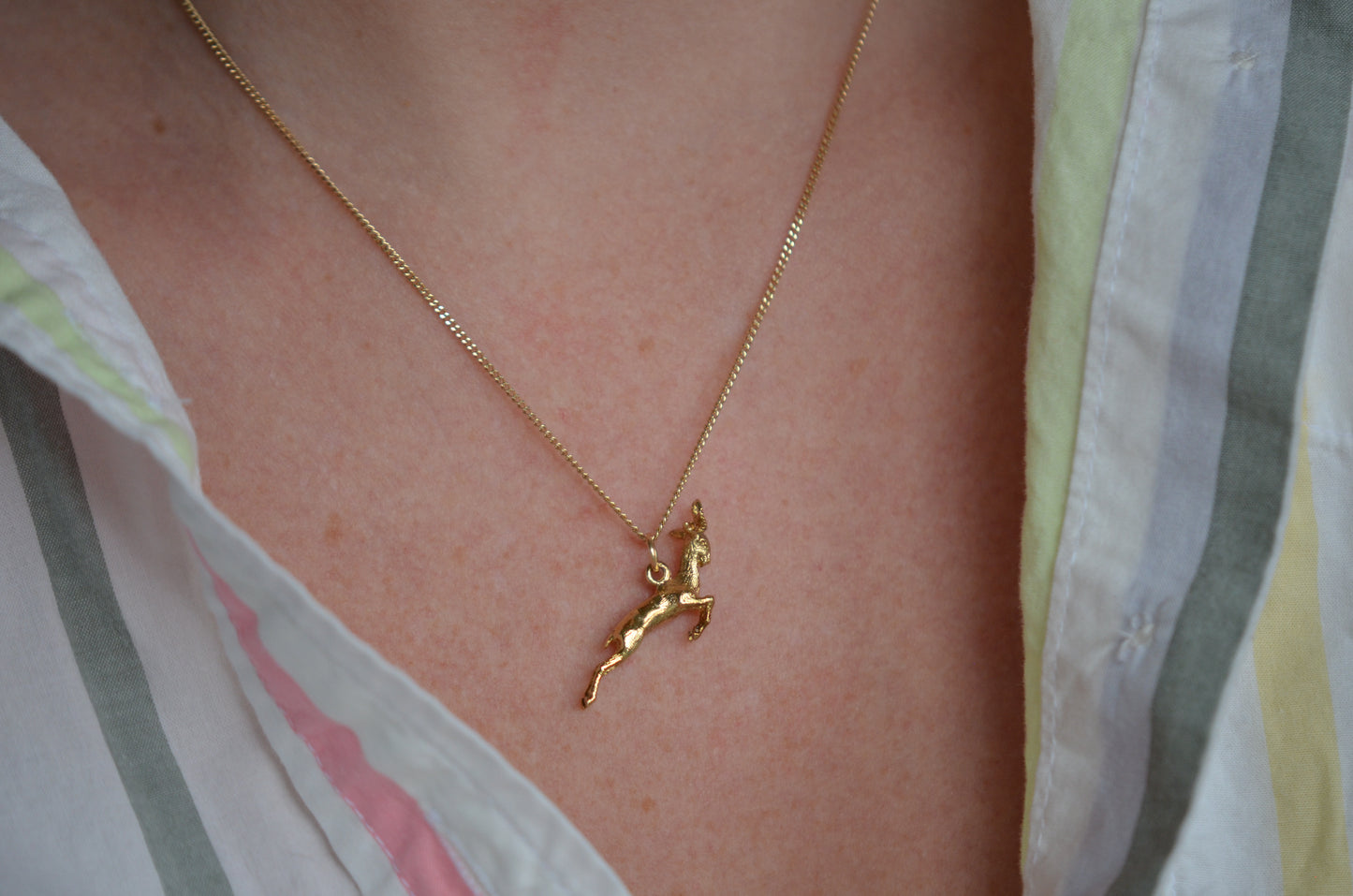 Majestic Springbok Charm