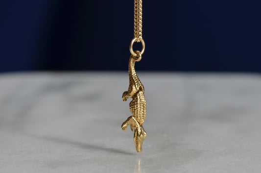 Articulated Crocodile Charm