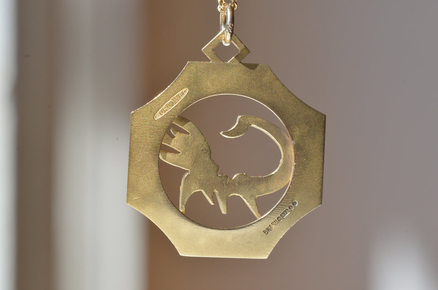 Large Engine Turned Scorpio