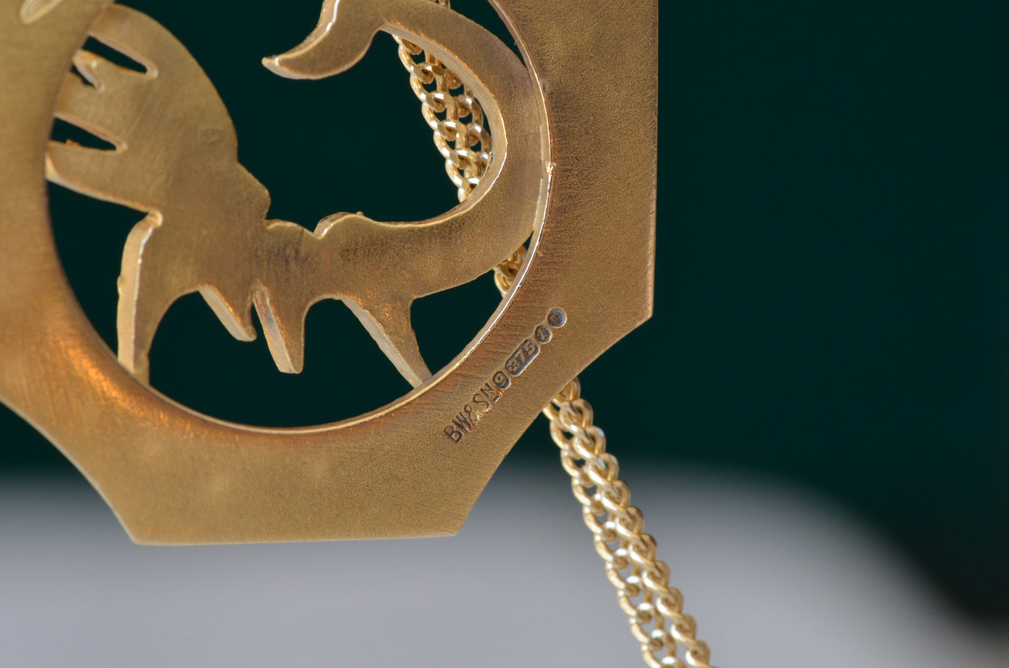 Large Engine Turned Scorpio