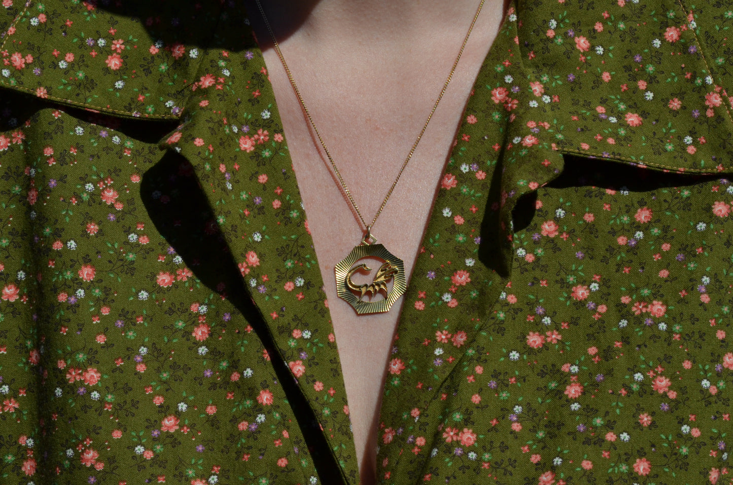 Large Engine Turned Scorpio