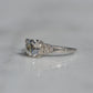 Scintillating Art Deco Engagement Ring