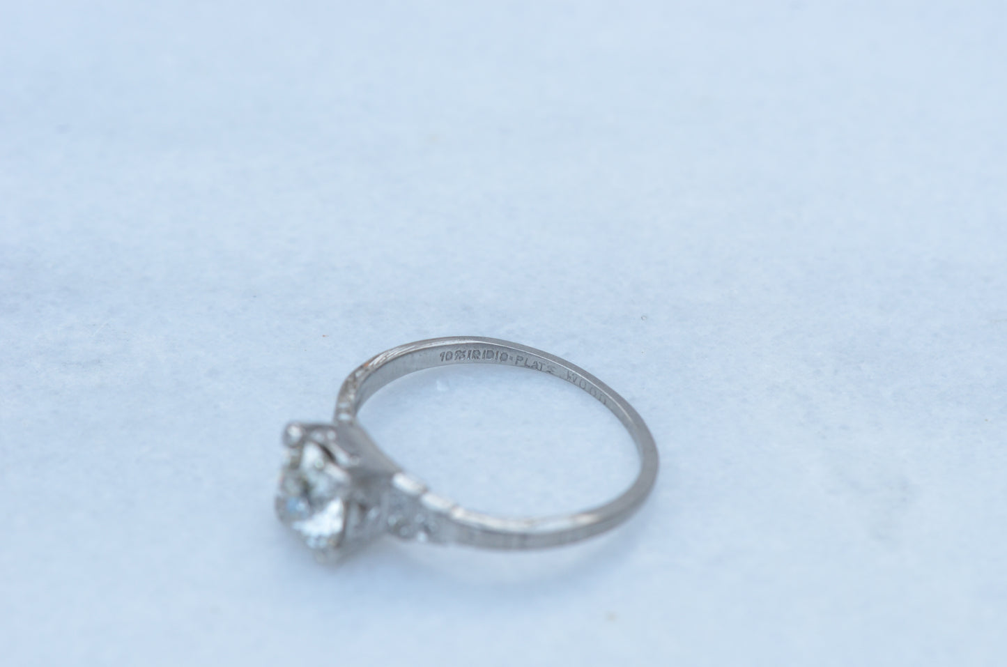 Scintillating Art Deco Engagement Ring