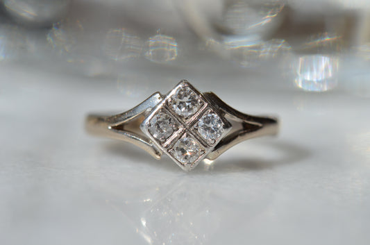 Elegant Art Deco Conversion Ring