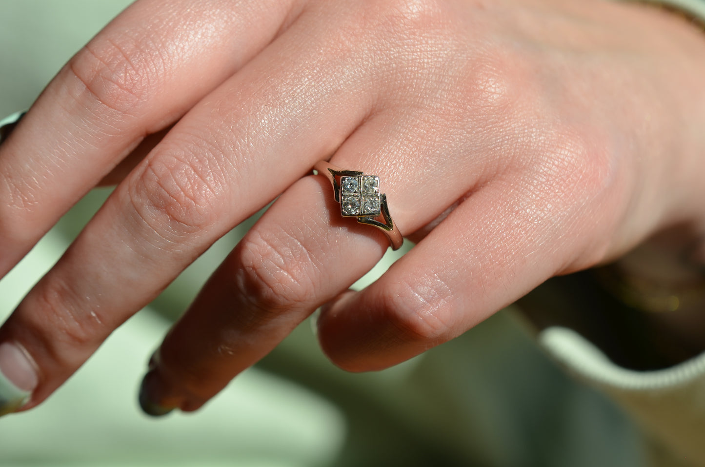 Elegant Art Deco Conversion Ring