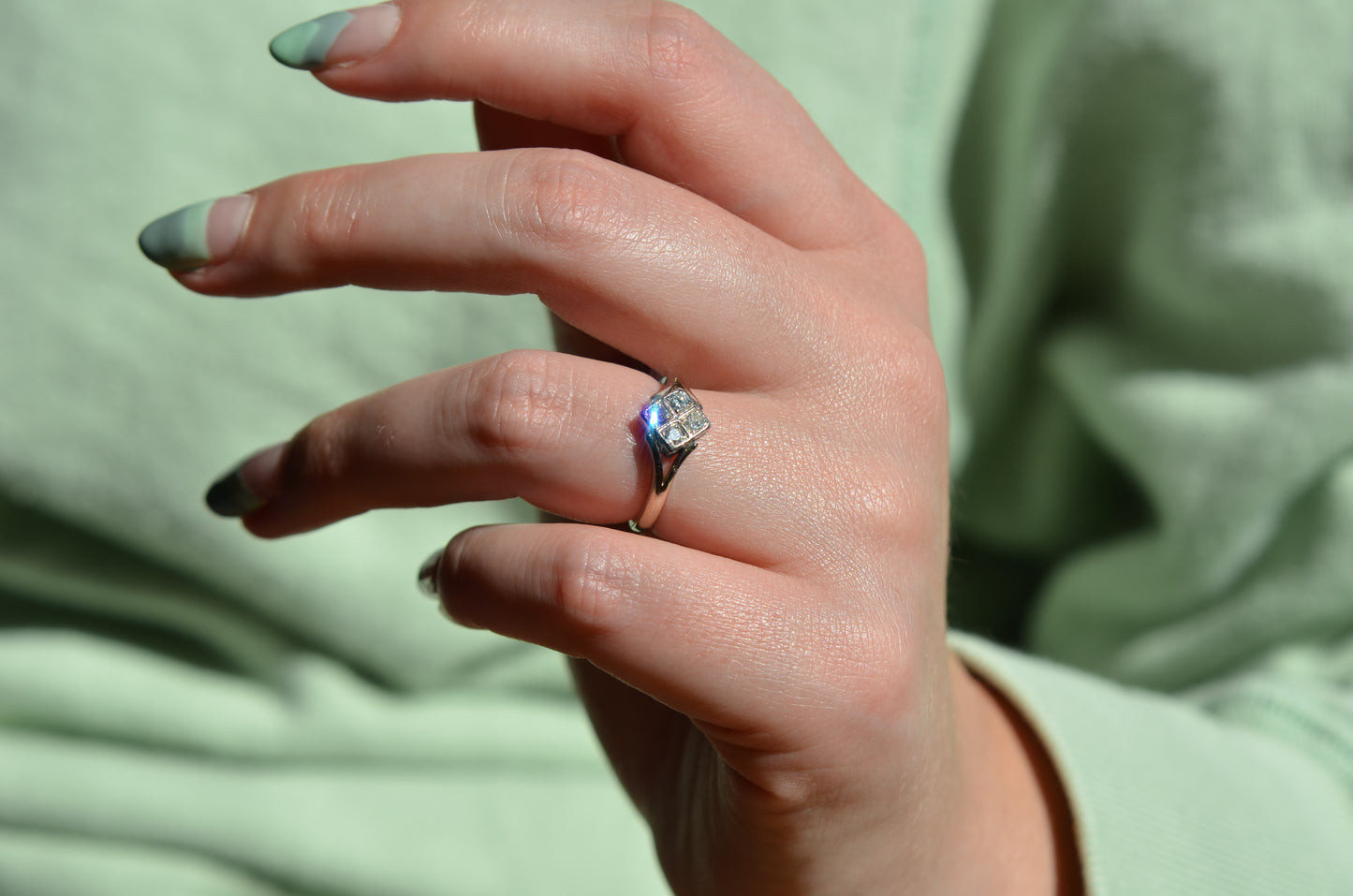 Elegant Art Deco Conversion Ring