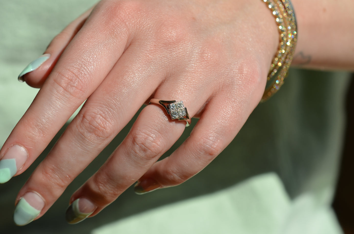 Elegant Art Deco Conversion Ring