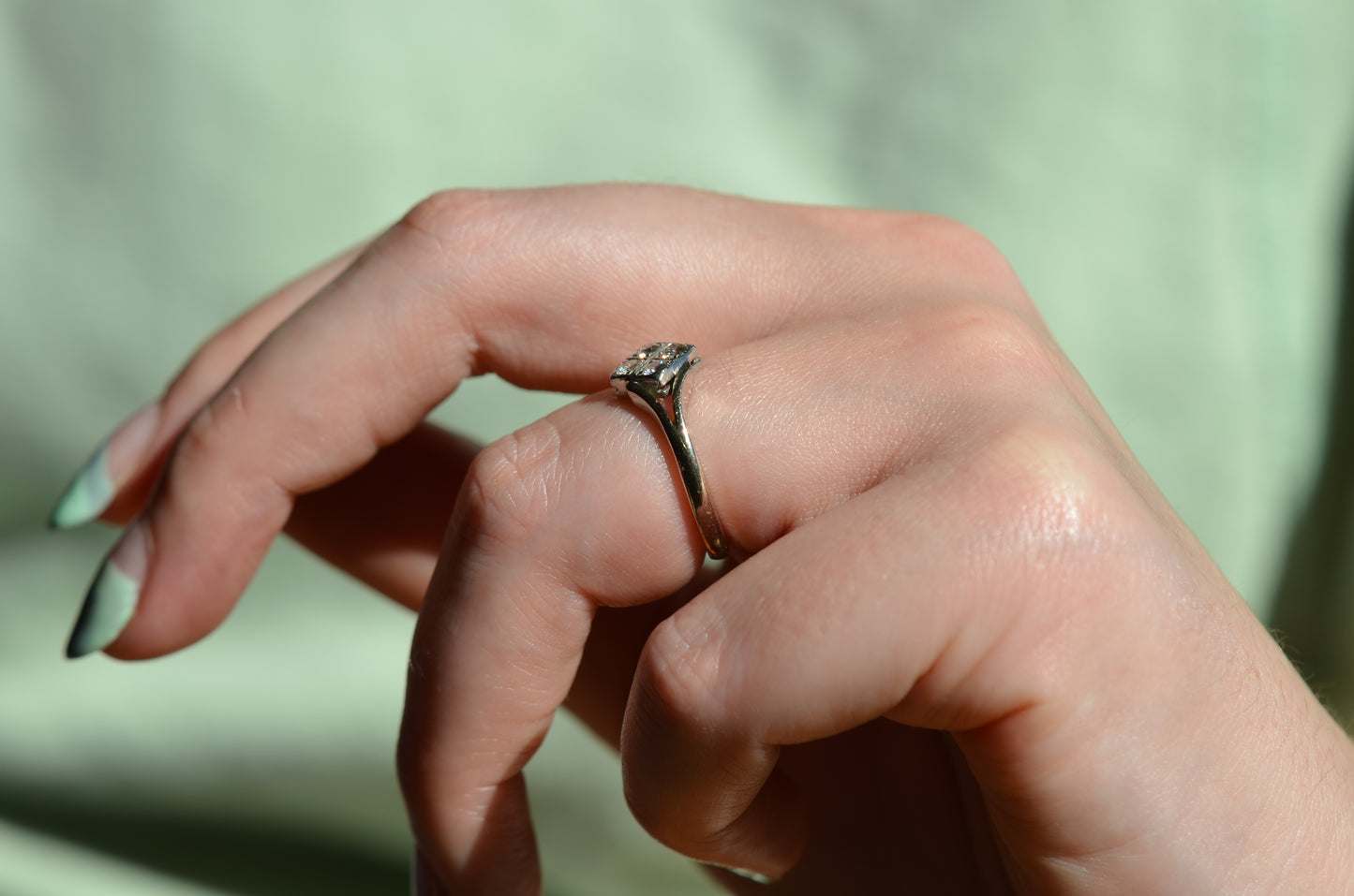 Elegant Art Deco Conversion Ring