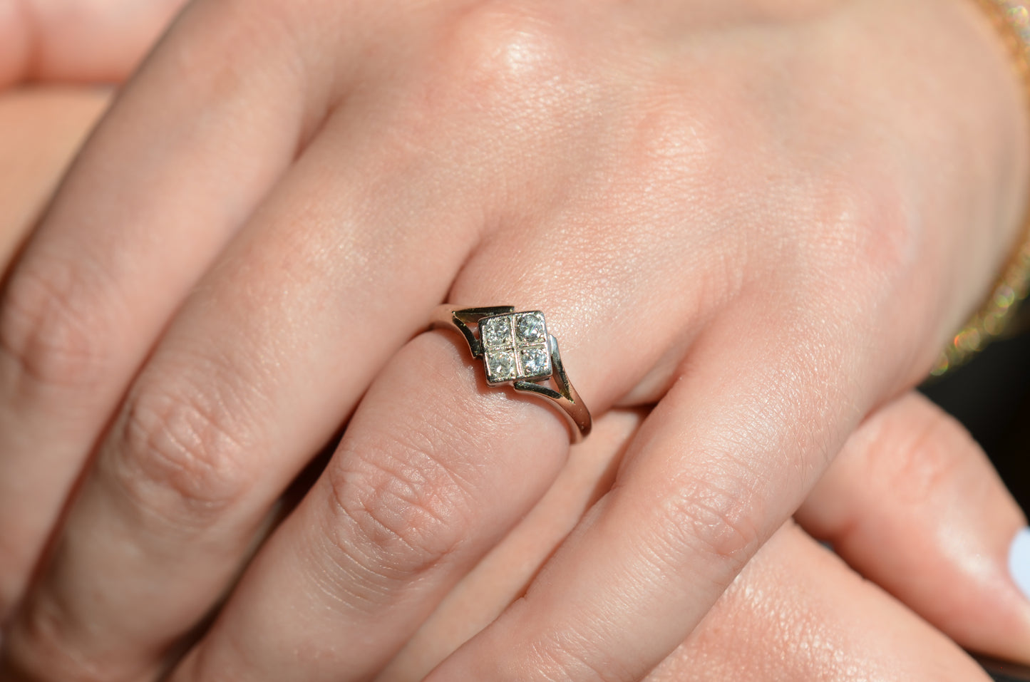 Elegant Art Deco Conversion Ring