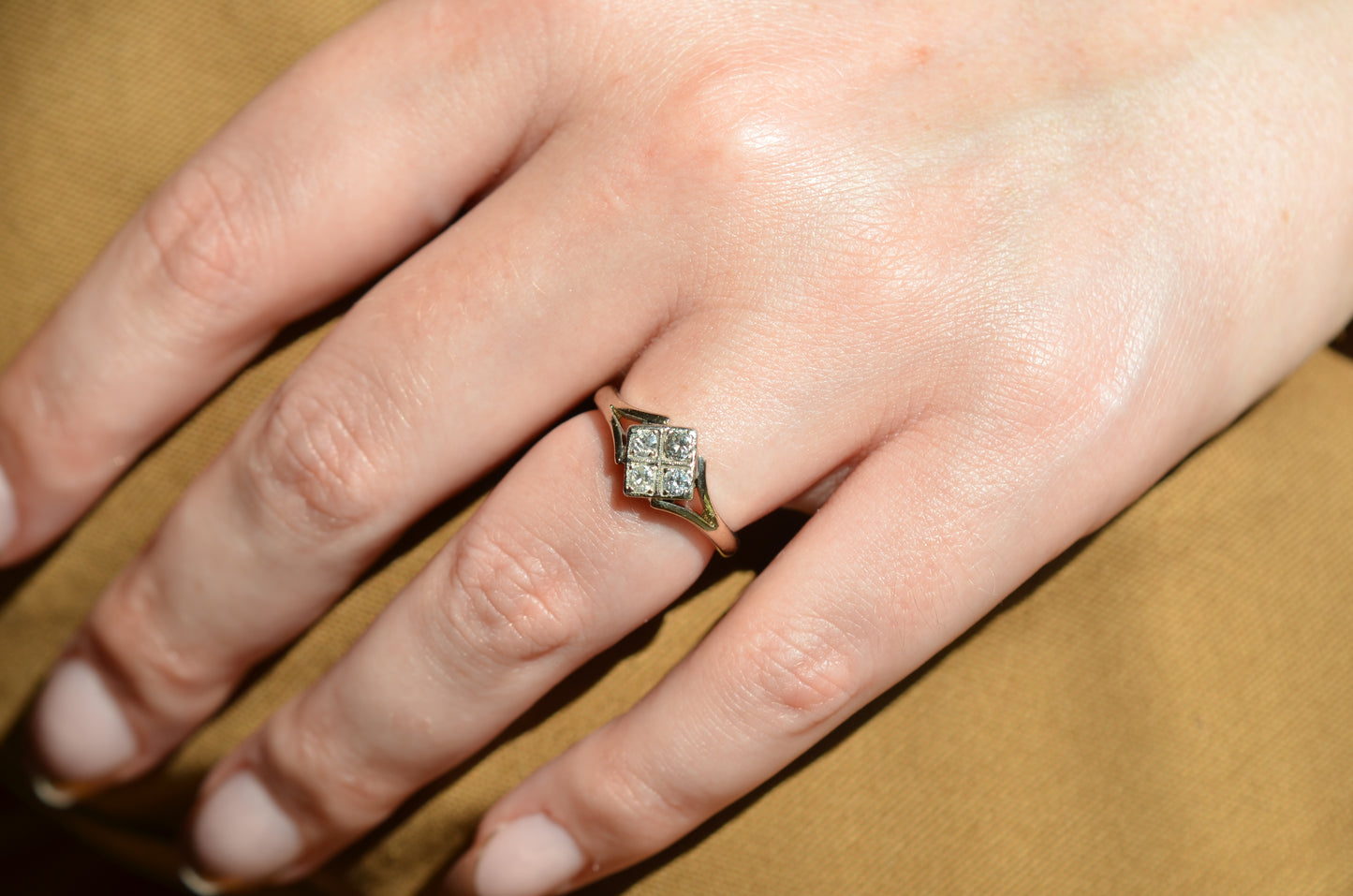 Elegant Art Deco Conversion Ring