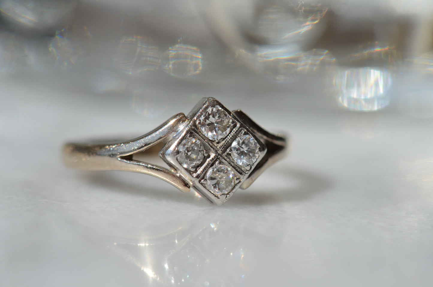 Elegant Art Deco Conversion Ring