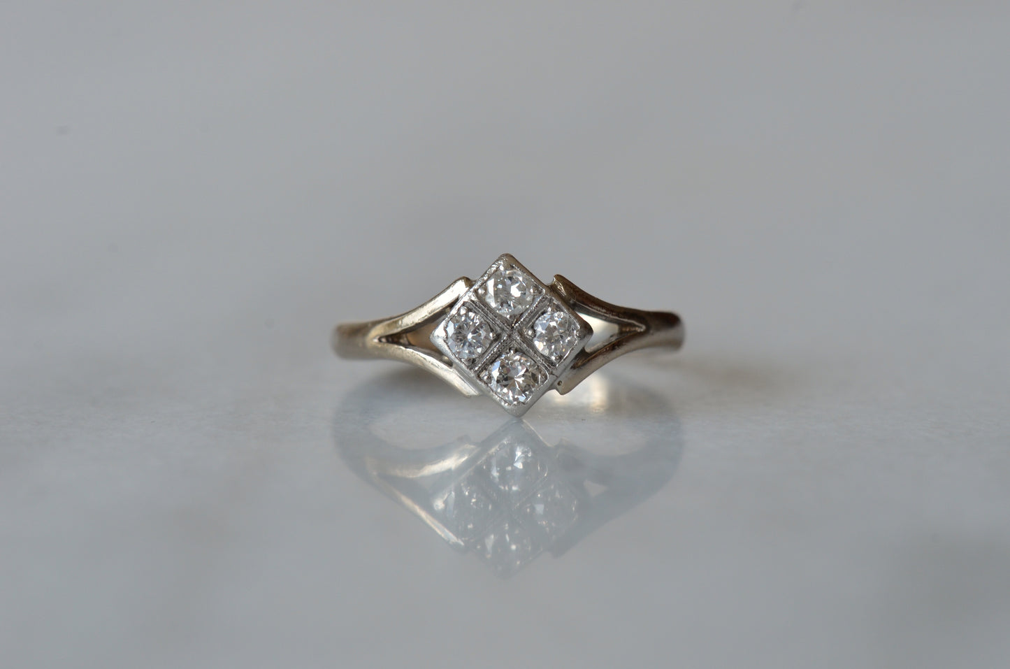 Elegant Art Deco Conversion Ring