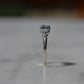 Sparkling Vintage Diamond Stepped Shoulder Ring