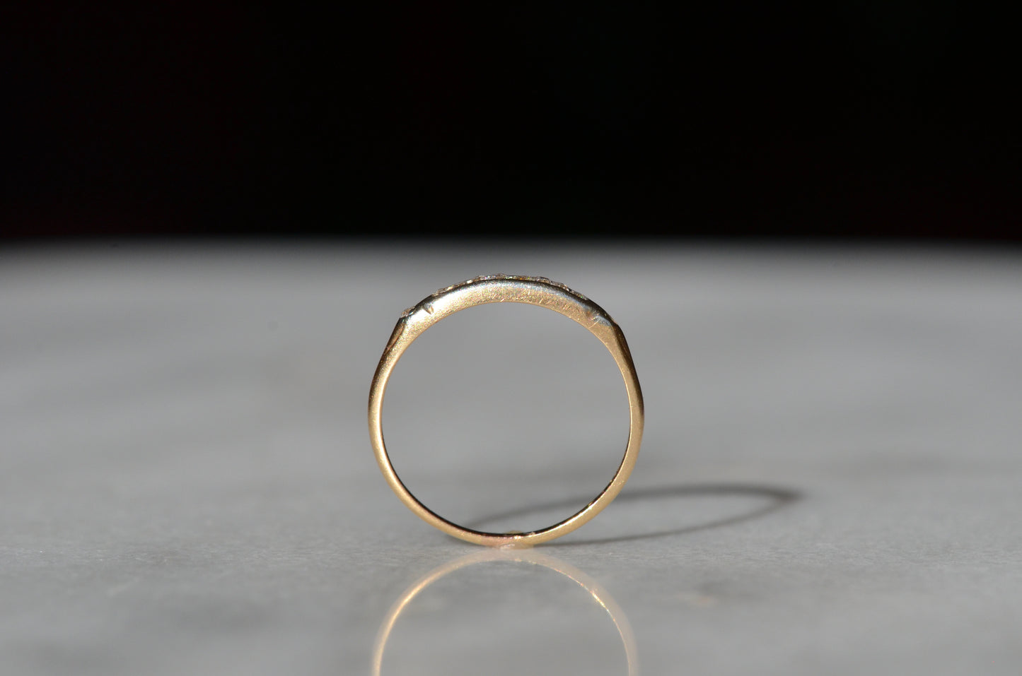 Demure Vintage Diamond Band