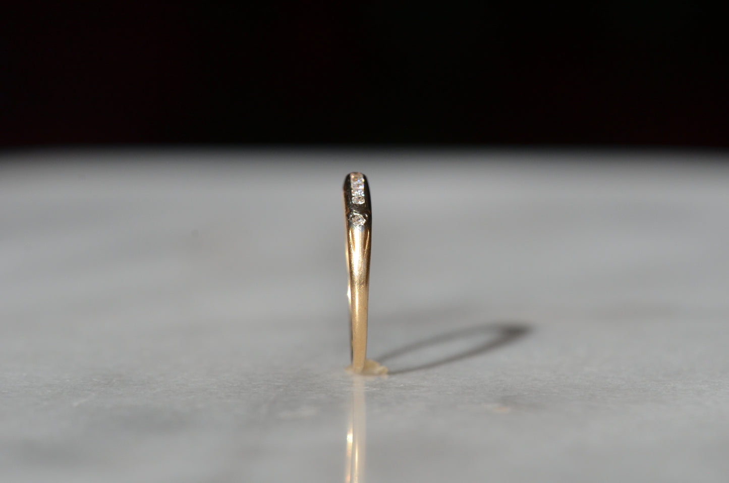 Demure Vintage Diamond Band