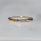 Demure Vintage Diamond Band